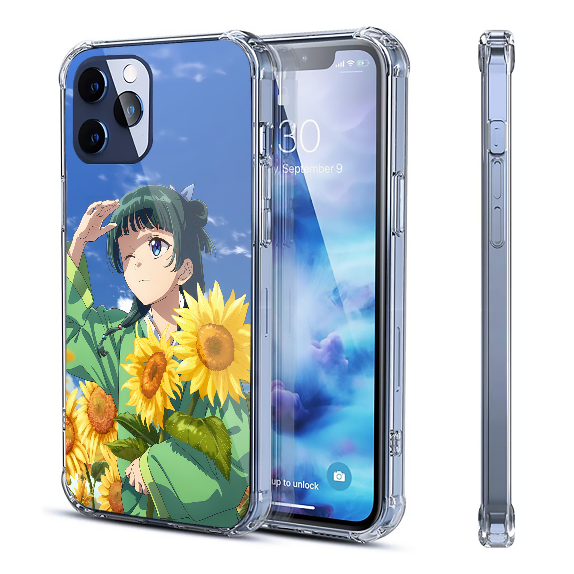（画像用） 薬屋のひとりごと The Apothecary Diaries 【iPhone 12シリーズ対応】透明スマホケース（クリアソフトケース）
